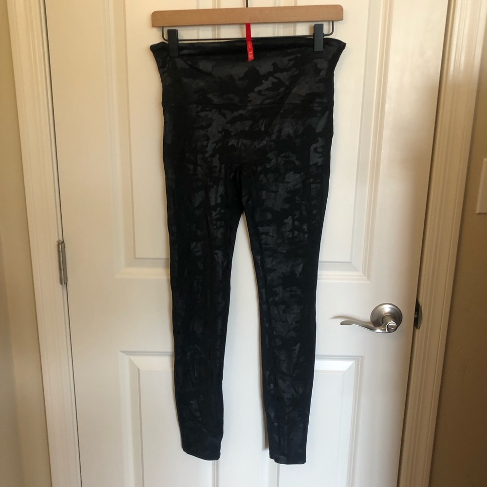 Spanx metallic camo leggings